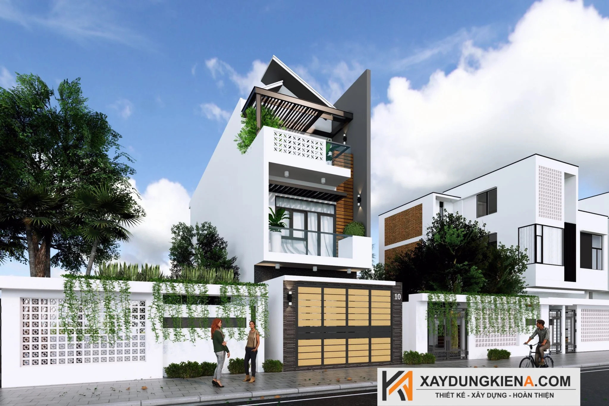 Tổng hợp mẫu nhà 1 trệt 2 lầu hiện đại đẹp mắt