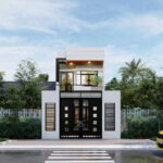 Những mẫu nhà phố 2 tầng đẹp hiện đại