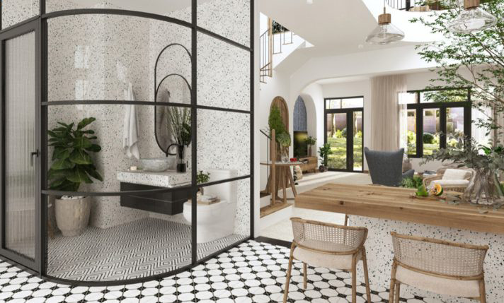 Thiết kế nhà phố phong cách địa trung hải