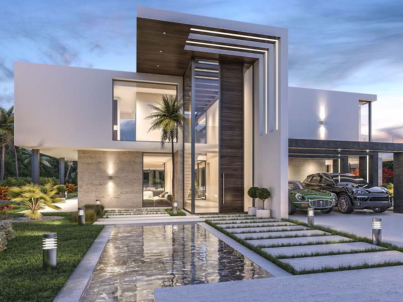 Mẫu biệt thự 4 tầng hiện đại đẹp ấn tượng đáng tham khảo