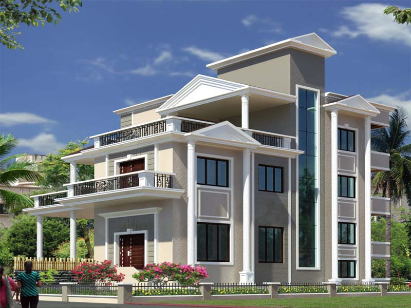 Biệt thự 4 tầng mái thái