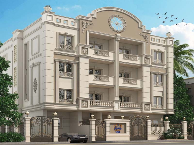 Biệt thự 4 tầng phong cách tân cổ điển