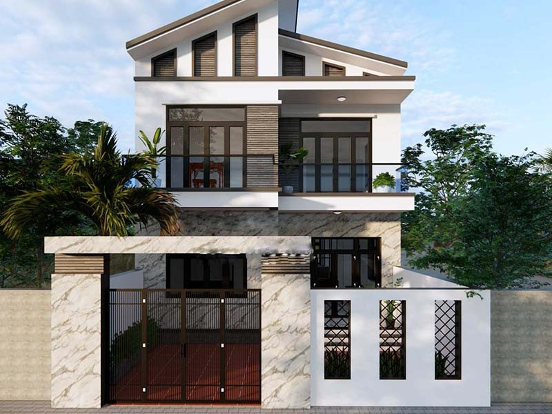 Cách tính mật độ xây dựng nhà phố đơn giản