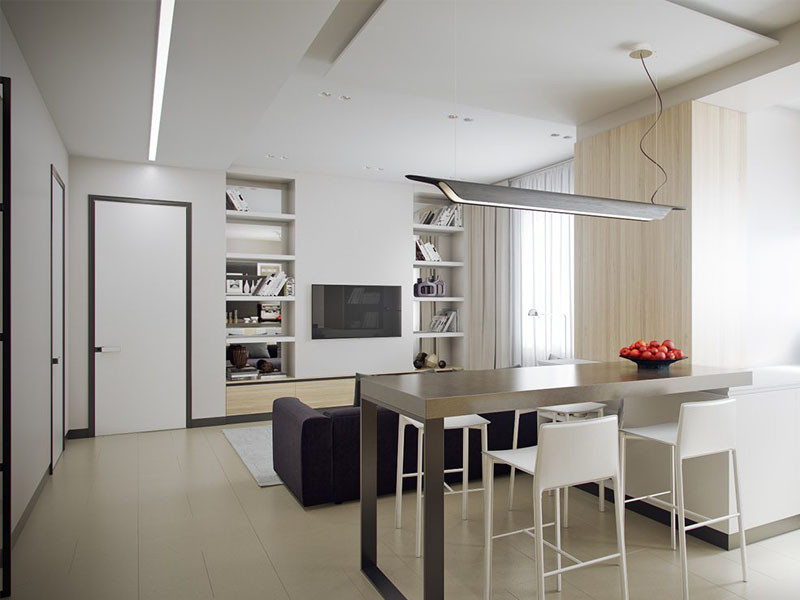 Đèn âm tường ẩn trong phòng tắm