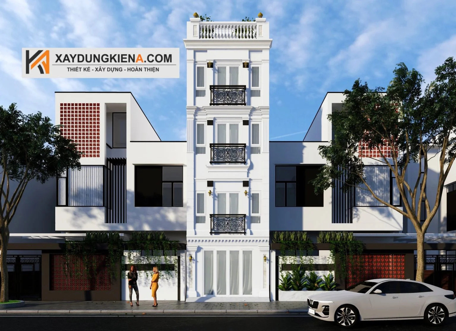 Tham khảo những mẫu nhà 4 tầng đẹp mắt