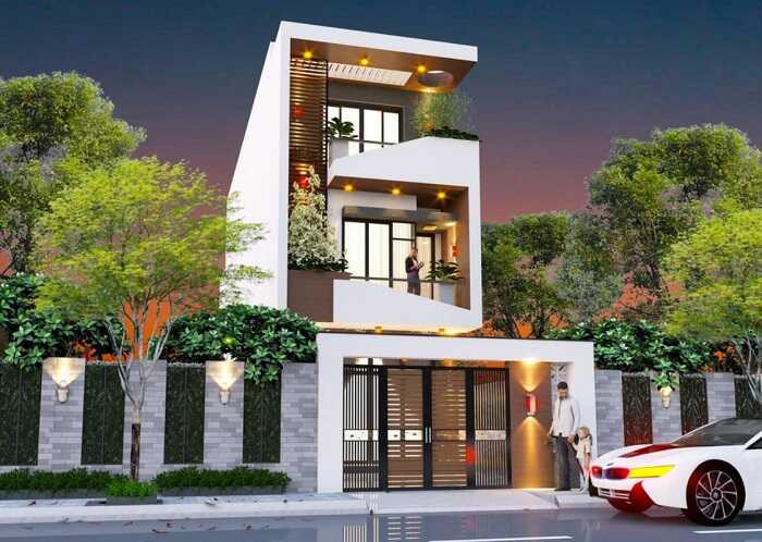 Phong cách thiết kế nhà phố 5×20 hiện đại