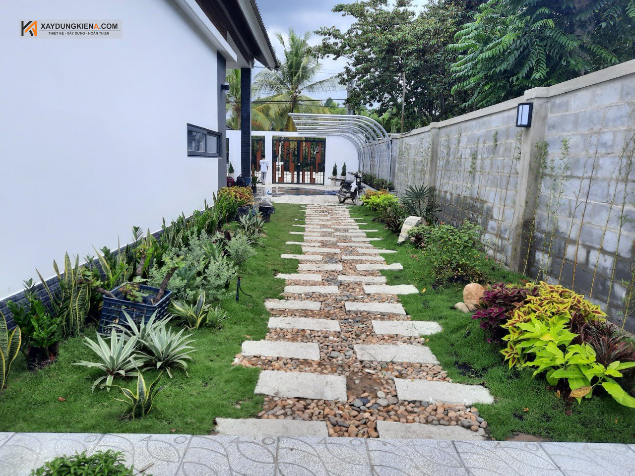 nhà vườn không gian xanh