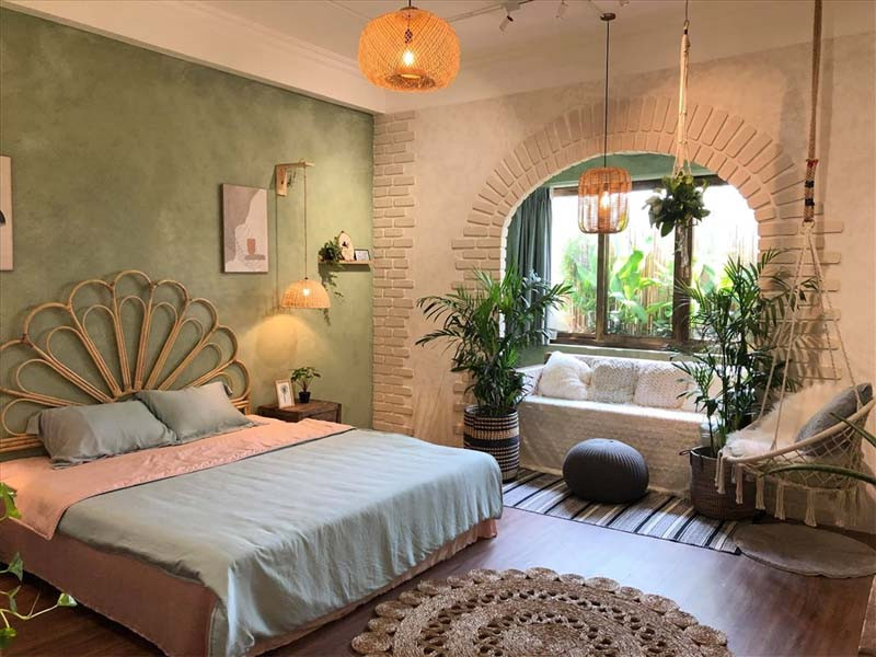 Phong cách nội thất bohemian phù hợp với không gian nào?