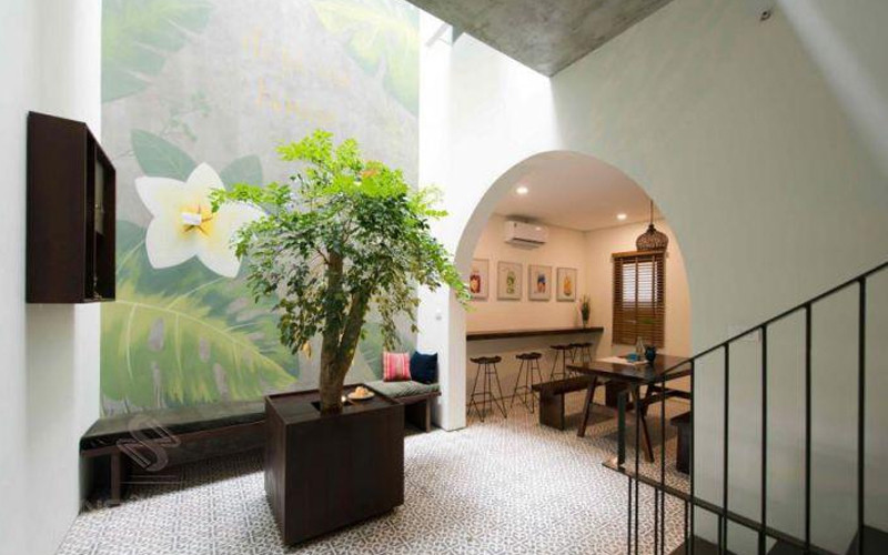 phong cách thiết kế nhà có giếng trời