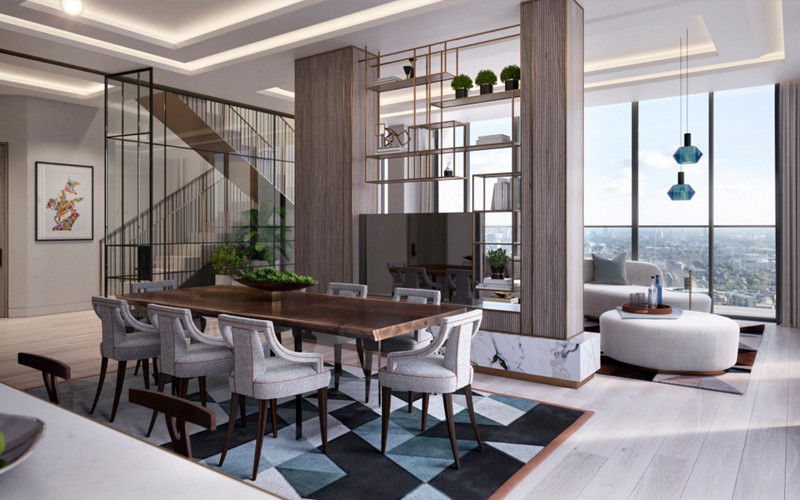 phong cách thiết kế penthouse