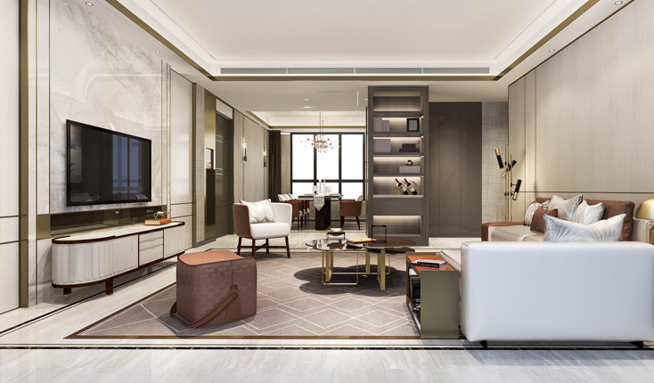 Những điểm cần lưu ý khi thi công nội thất phòng khách