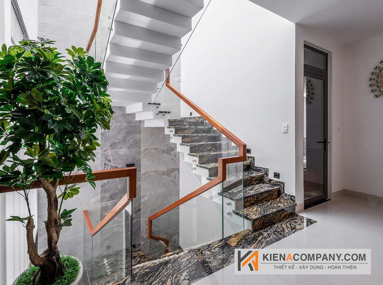 Thiết kế biệt thự hiện đại với kính