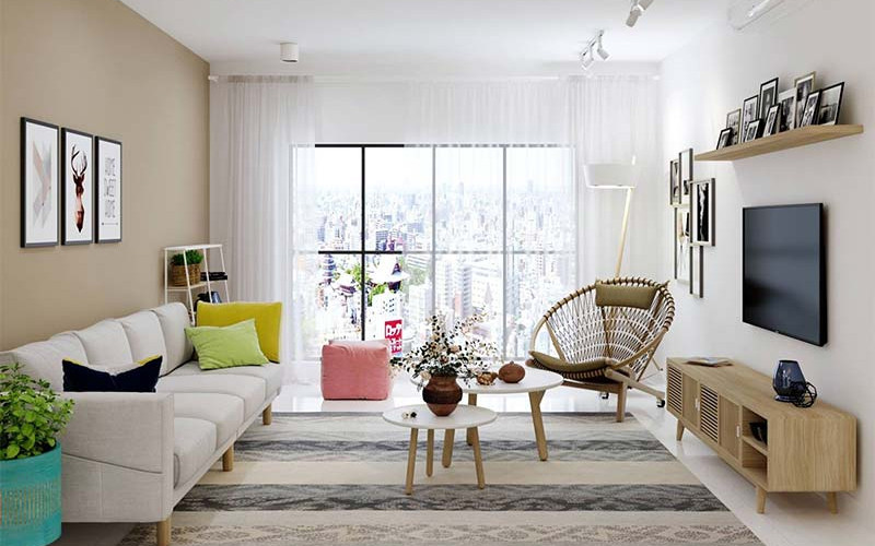 thiết kế không gian nội thất đẹp ấn tượng