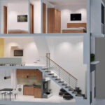 Phong cách thiết kế nhà phố có tầng lửng