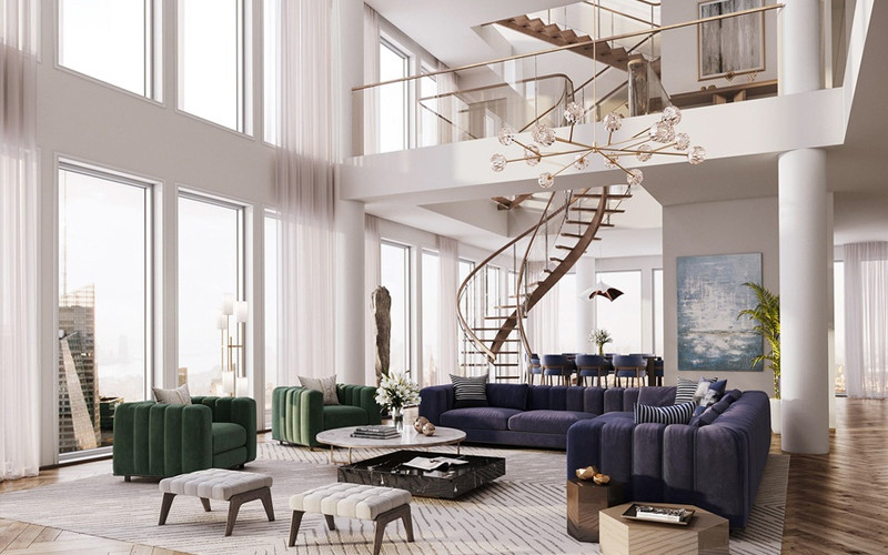 thiết kế penthouse đẹp mắt