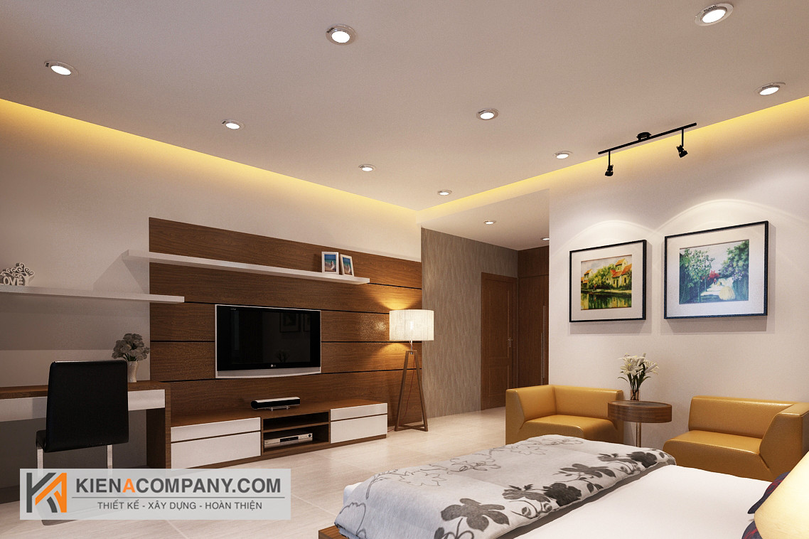 Thiết kế phòng khách ngủ